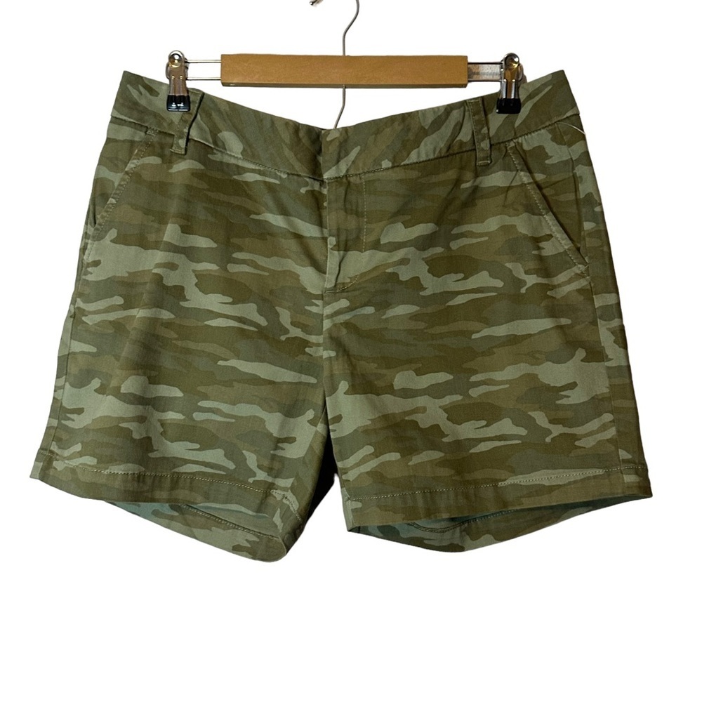 Caslon 5” Cotton‎ Blend Twill Shorts Camo Size 14 CN35726MI